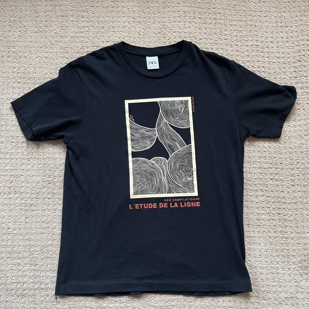 ZARA MEDIUM MENS T SHIRT BRAND NEW